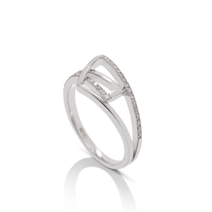 18k White Gold Fashion Diamond Ring - Charles Koll Jewellers