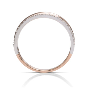 Double Row Two-Tone Ring - Charles Koll Jewellers