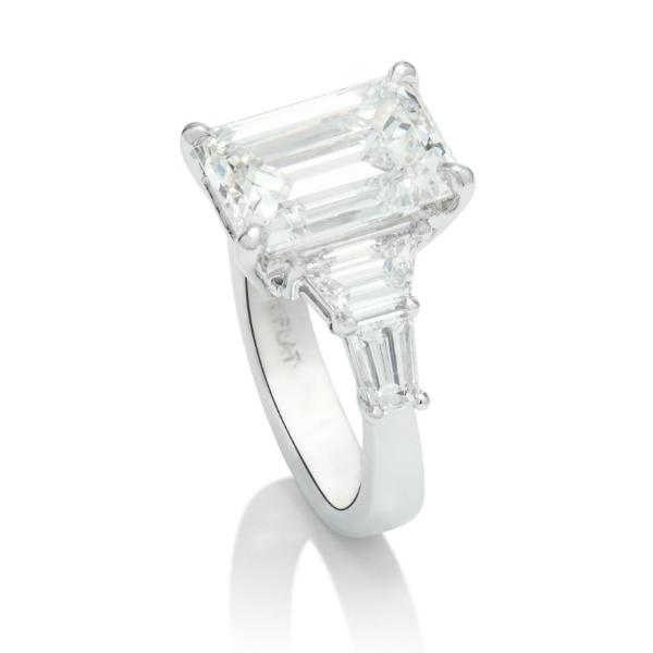 Custom Emerald Engagement Ring - Charles Koll Jewellers