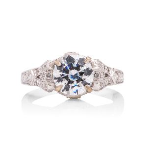 Antique Style Semi-Mount Ring - Charles Koll Jewellers