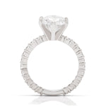 Oval Diamond Band Semi-Mount - Charles Koll Jewellers