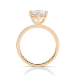 18k Gold 6 Prong Solitaire Engagement Ring Setting - Charles Koll Jewellers