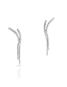 Diamond Dangle Earrings - Charles Koll Jewellers