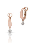 Rose Gold Dancing Diamond Earrings - Charles Koll Jewellers