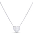 Diamond Heart Pendant - Charles Koll Jewellers