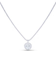 Bezel Set Diamond Solitaire Pendant - Charles Koll Jewellers