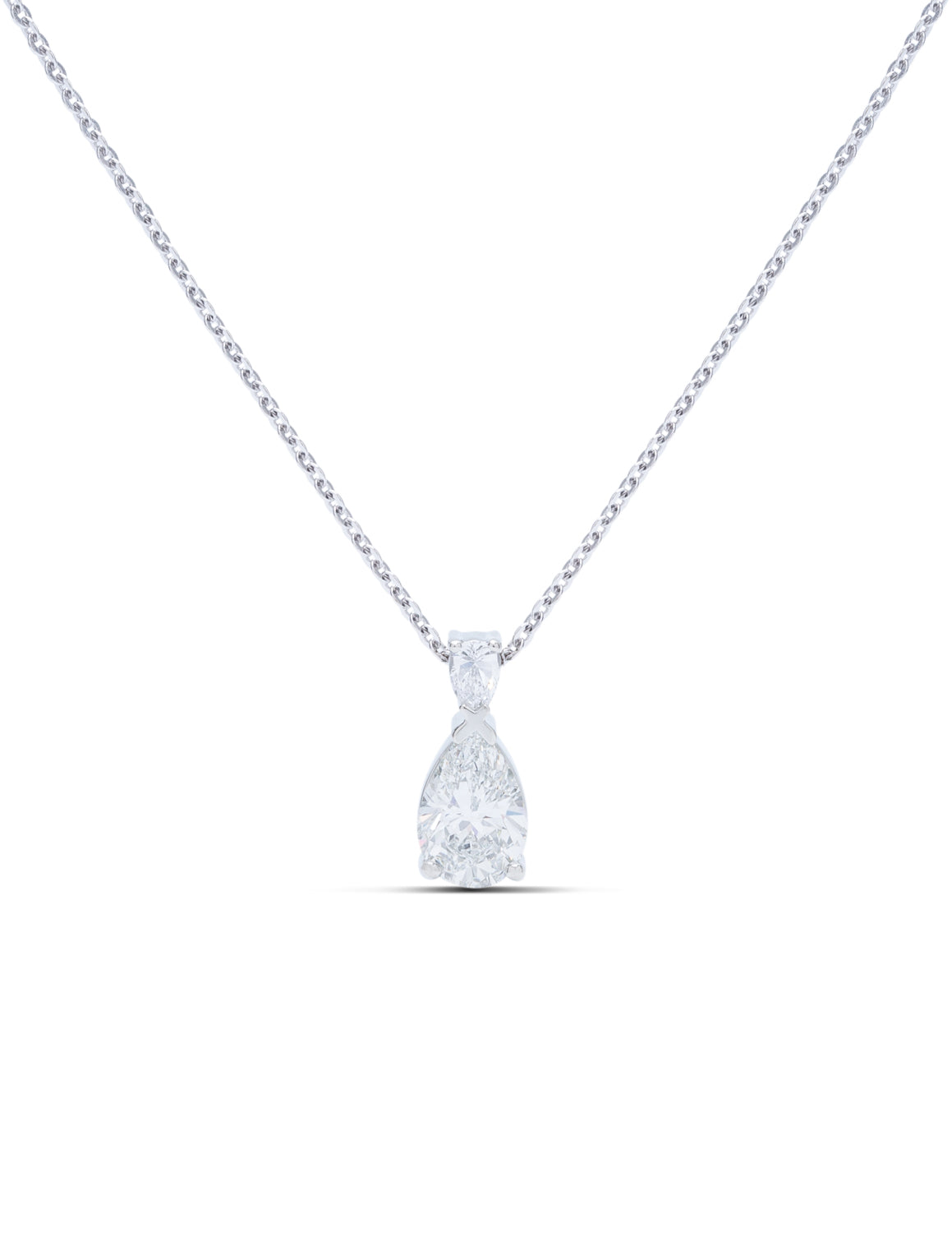 Pear Diamond Pendant - Charles Koll Jewellers