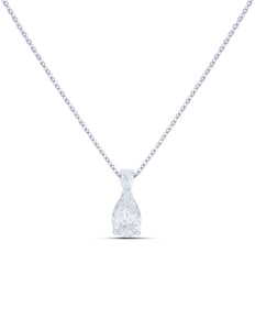 Pear Diamond Pendant - Charles Koll Jewellers