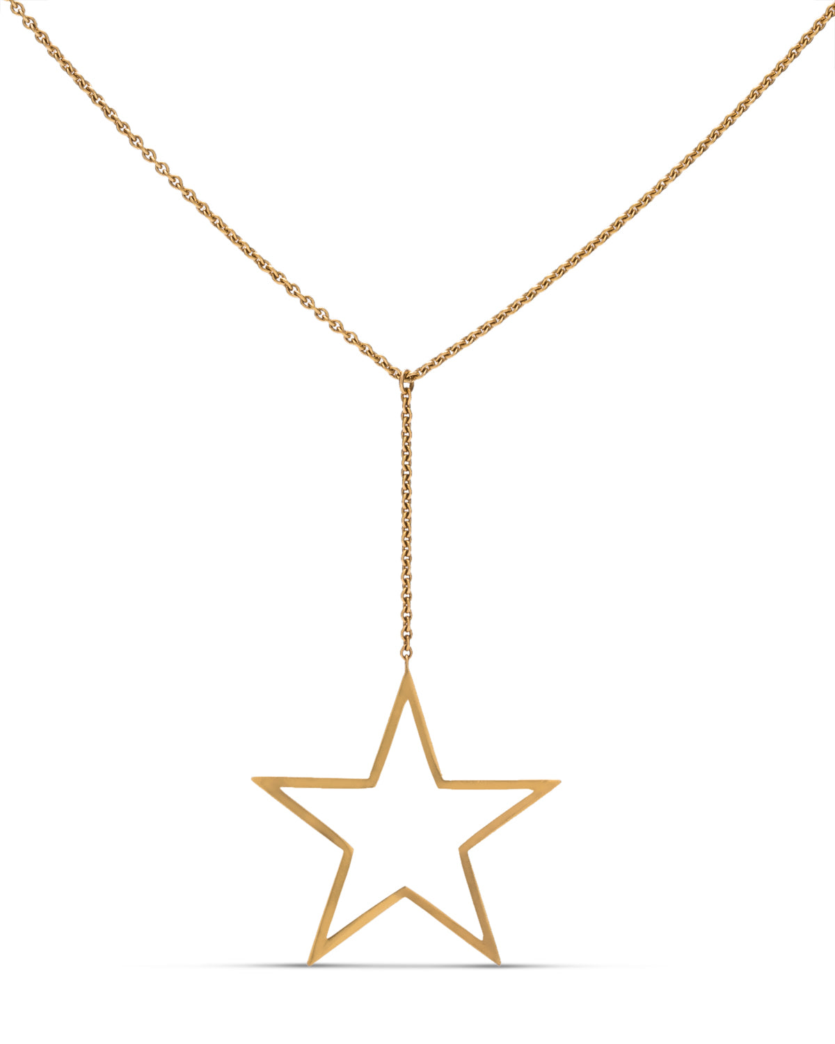 18k Gold Star Pendant - Charles Koll Jewellers