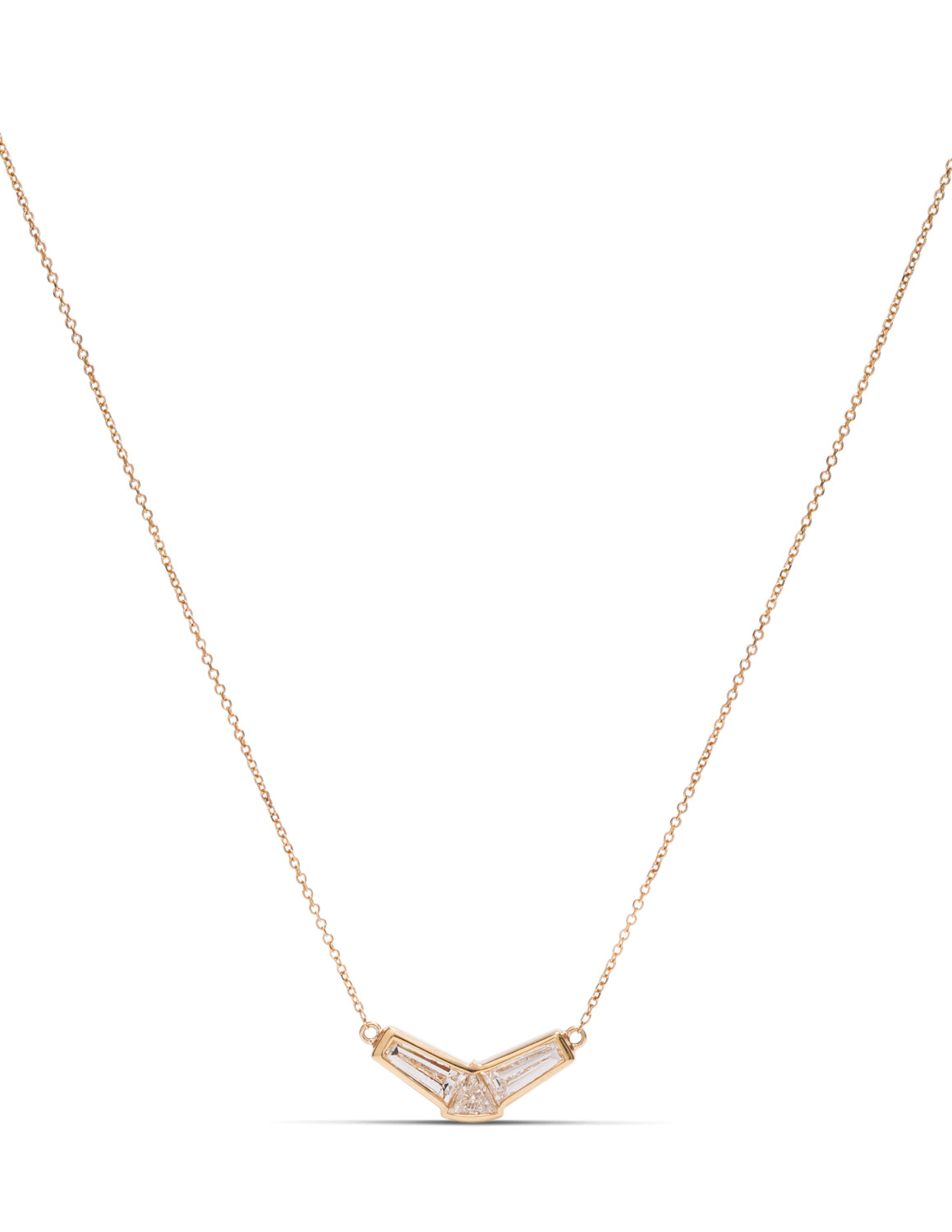 Fancy Shape Diamond Necklace - Charles Koll Jewellers
