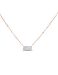 Bezel Set Diamond Necklace - Charles Koll Jewellers