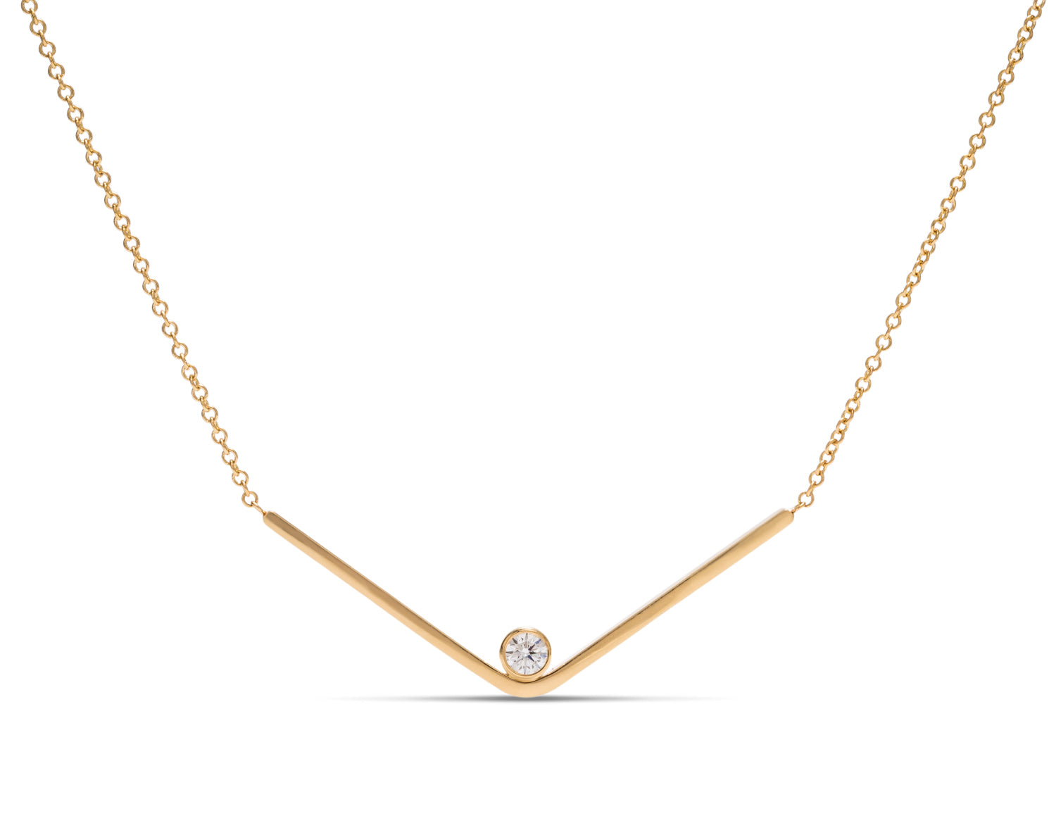 18k Gold Diamond Necklace - Charles Koll Jewellers