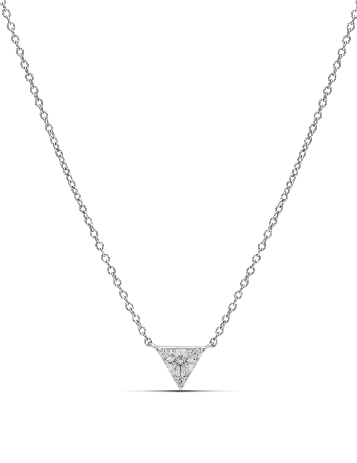 Hearts On Fire Triplicity Triangle Necklace - Charles Koll Jewellers