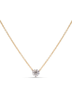 18k Gold & Platinum Hearts on Fire Diamond Necklace - Charles Koll Jewellers