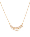 Diamond Feather Necklace - Charles Koll Jewellers