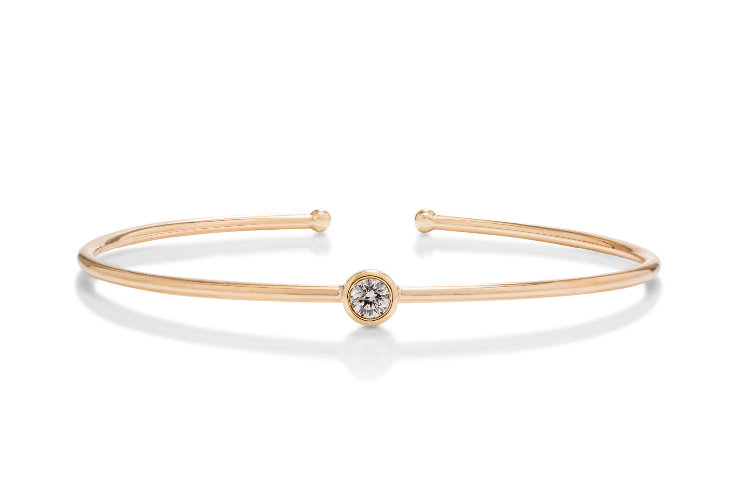 18k Gold Diamond Cuff Bracelet - Charles Koll Jewellers