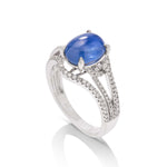 Star Sapphire and Diamond Ring - Charles Koll Jewellers