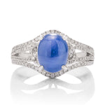 Star Sapphire and Diamond Ring - Charles Koll Jewellers