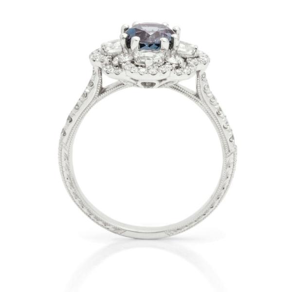 Blue Topaz and Diamond Ring - Charles Koll Jewellers