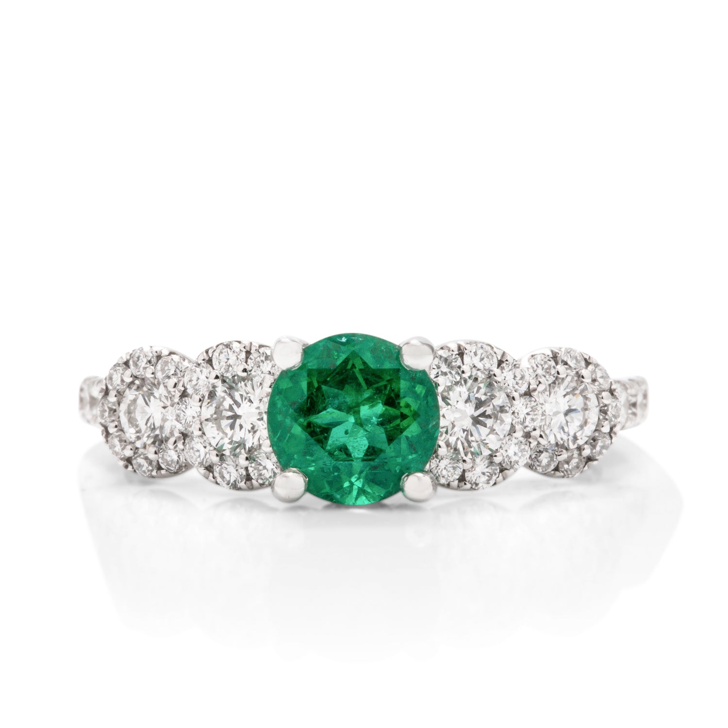 Emerald and Diamond Ring - Charles Koll Jewellers