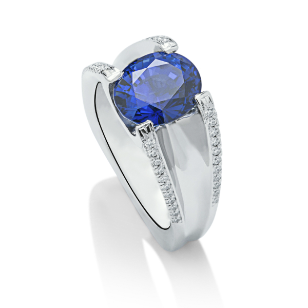 Sapphire Spectrum Ring - Charles Koll Jewellers