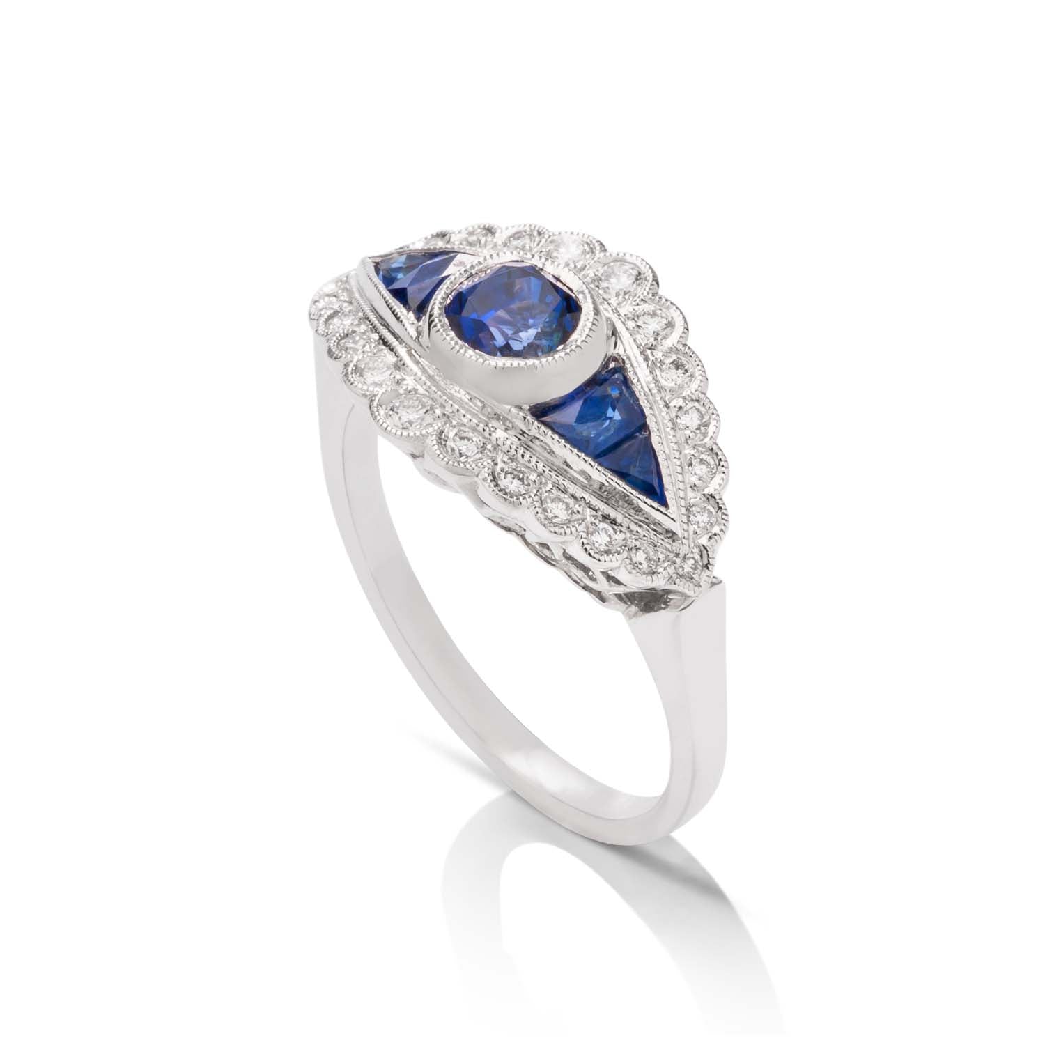Sapphire and Diamond Ring - Charles Koll Jewellers