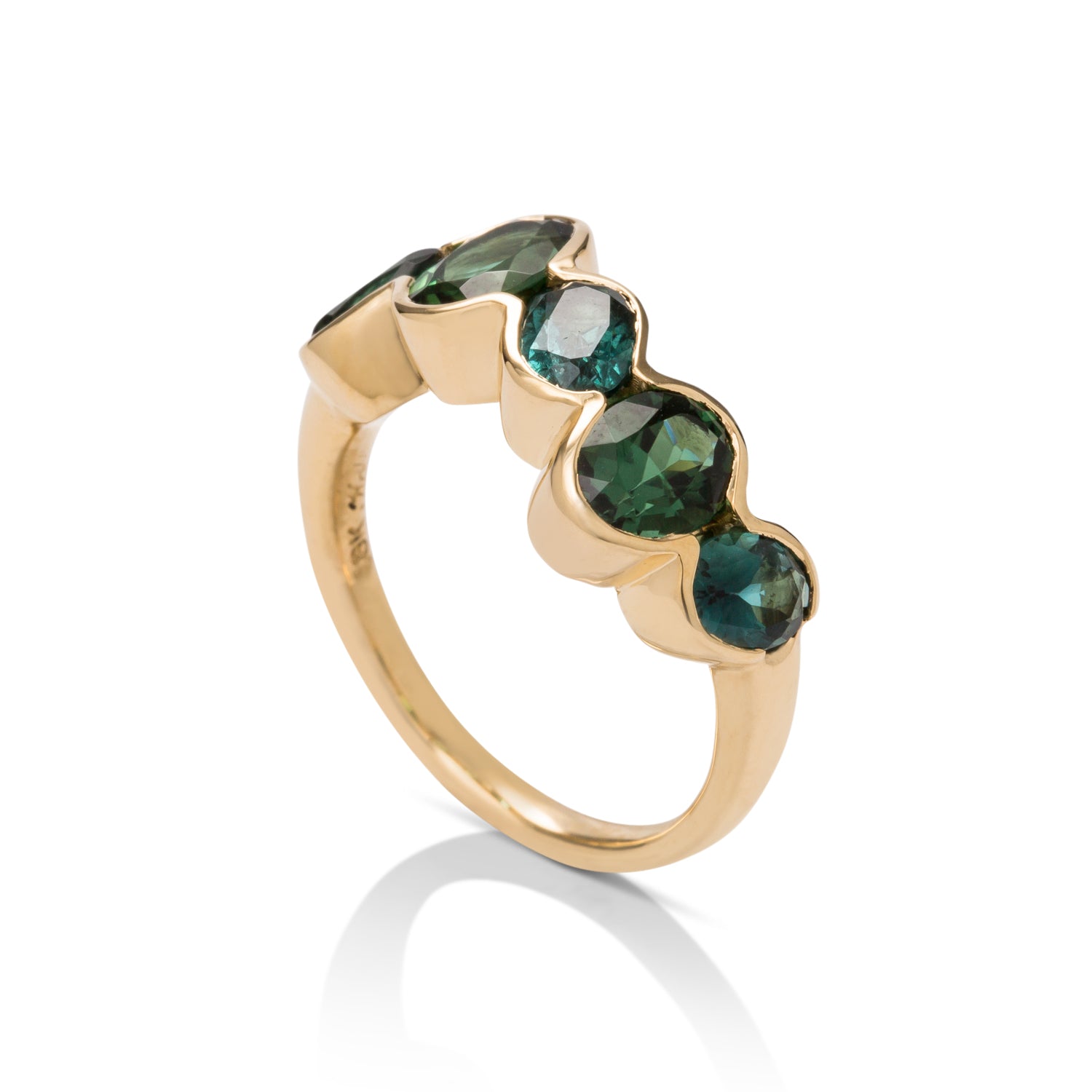 5 Stone Tourmaline Ring - Charles Koll Jewellers