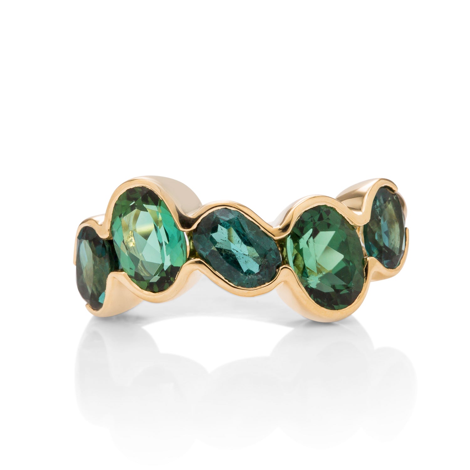 5 Stone Tourmaline Ring - Charles Koll Jewellers