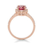 Lotus Garnet and Diamond Crown Ring - Charles Koll Jewellers