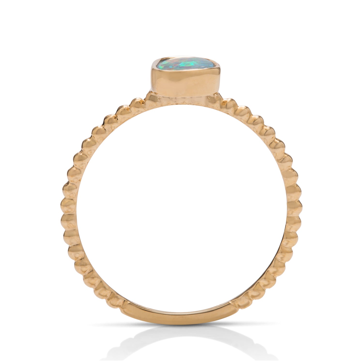 Australian Opal Beaded Ring - Charles Koll Jewellers