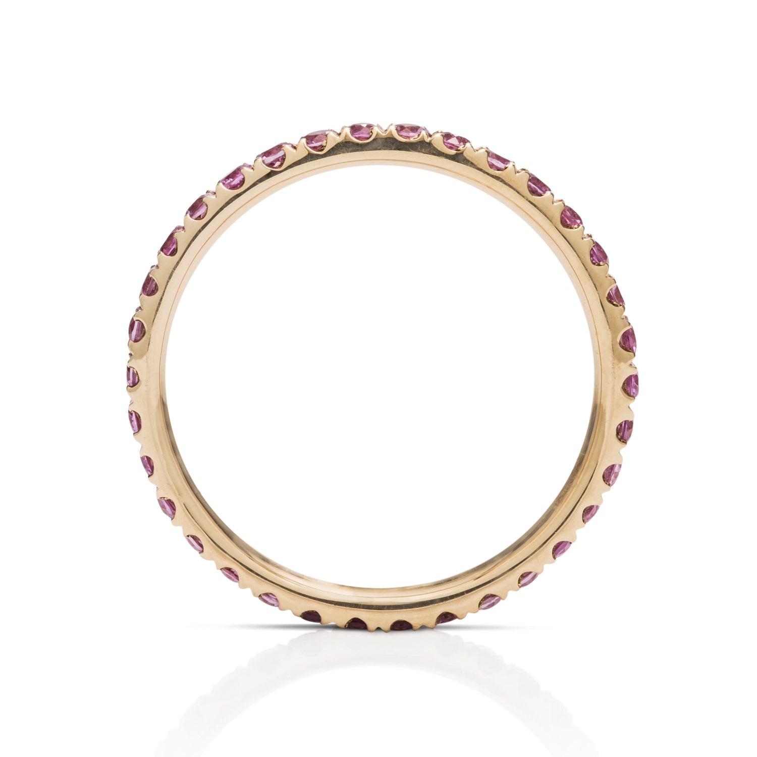 Purple Sapphire and Gold Eternity Ring - Charles Koll Jewellers