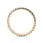 Sapphire and Gold Eternity Band - Charles Koll Jewellers