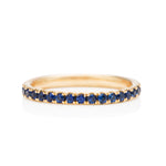 Sapphire and Gold Eternity Band - Charles Koll Jewellers