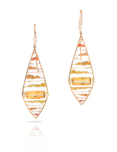 Golden Sunset Drop Earrings - Charles Koll Jewellers