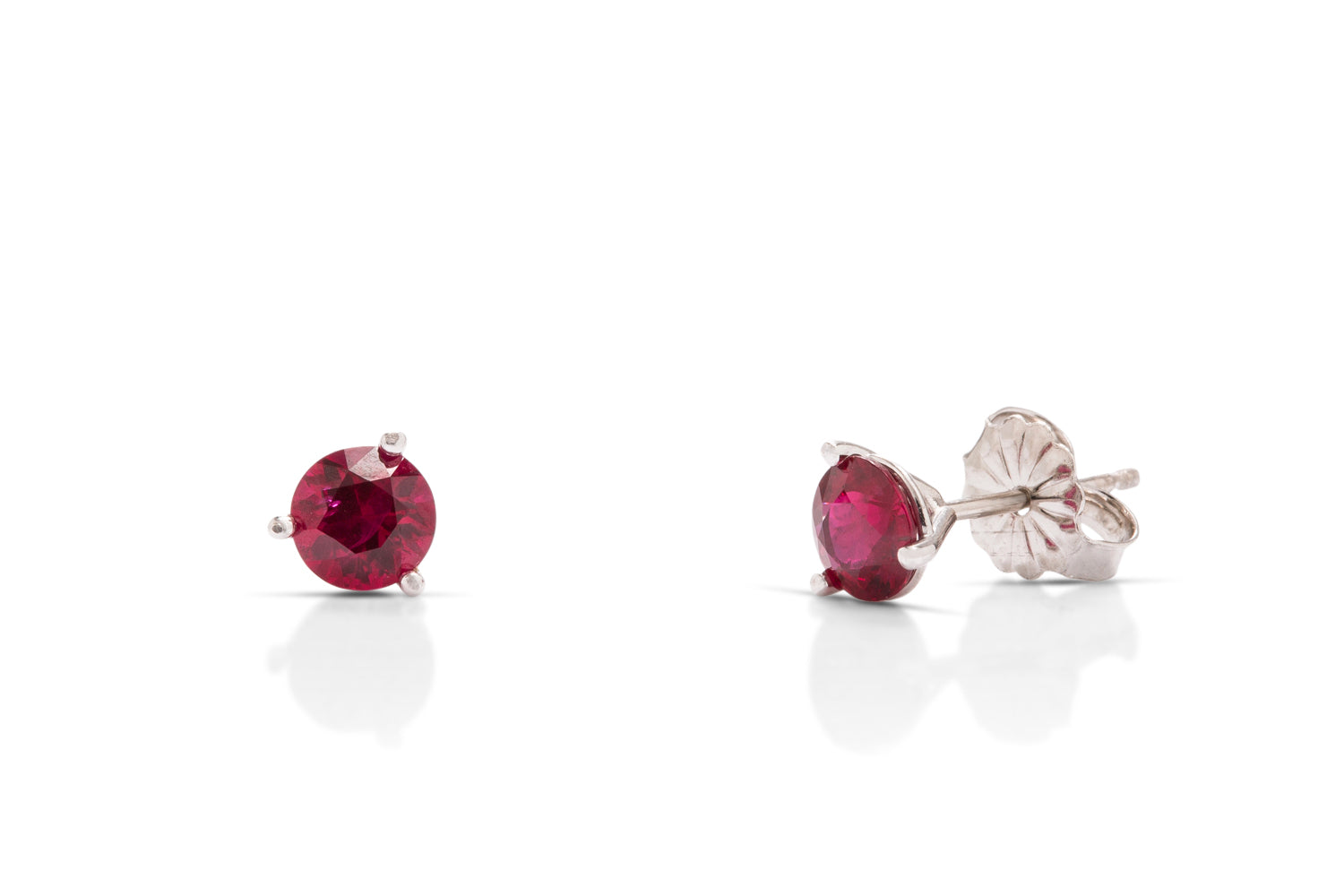 Ruby Stud Earrings - Charles Koll Jewellers