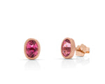 Pink Tourmaline Stud Earrings - Charles Koll Jewellers