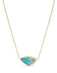 Boulder Opal and Diamond Pendant - Charles Koll Jewellers