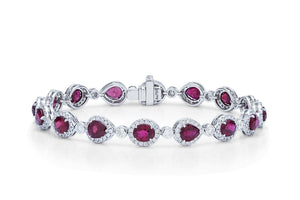 Ruby and Diamond Bracelet - Charles Koll Jewellers