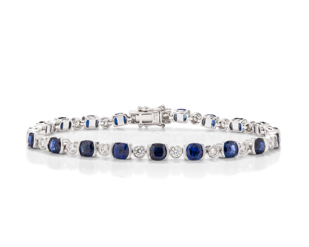 Diamond and Sapphire Bracelet - Charles Koll Jewellers