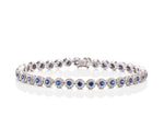 Sapphire Cushion Bracelet - Charles Koll Jewellers