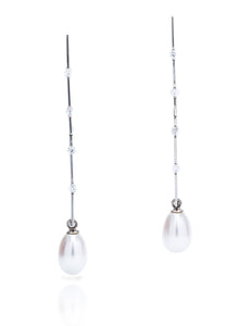 Fresh Water Pearl Drop Earrings - Charles Koll Jewellers