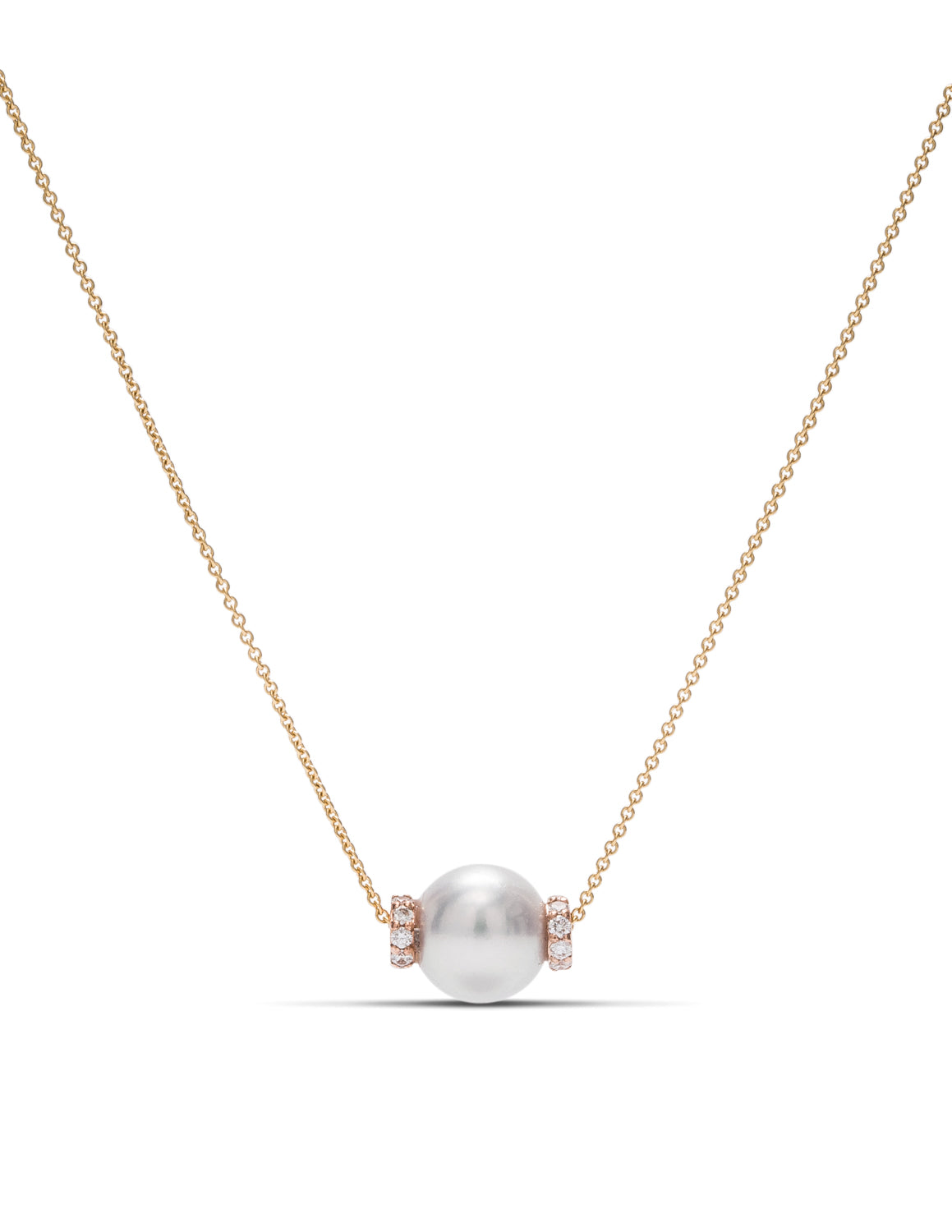 Pearl and Diamond Pendant - Charles Koll Jewellers