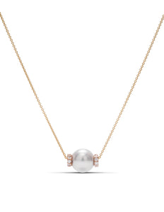 Pearl and Diamond Pendant - Charles Koll Jewellers