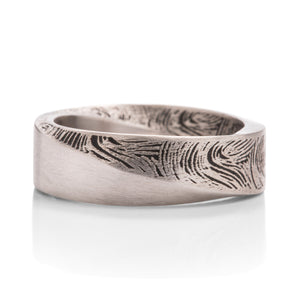 Fingerprint Mobius Ring - Charles Koll Jewellers
