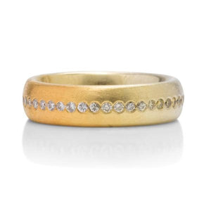 Ombre White to Yellow Diamond Band - Charles Koll Jewellers