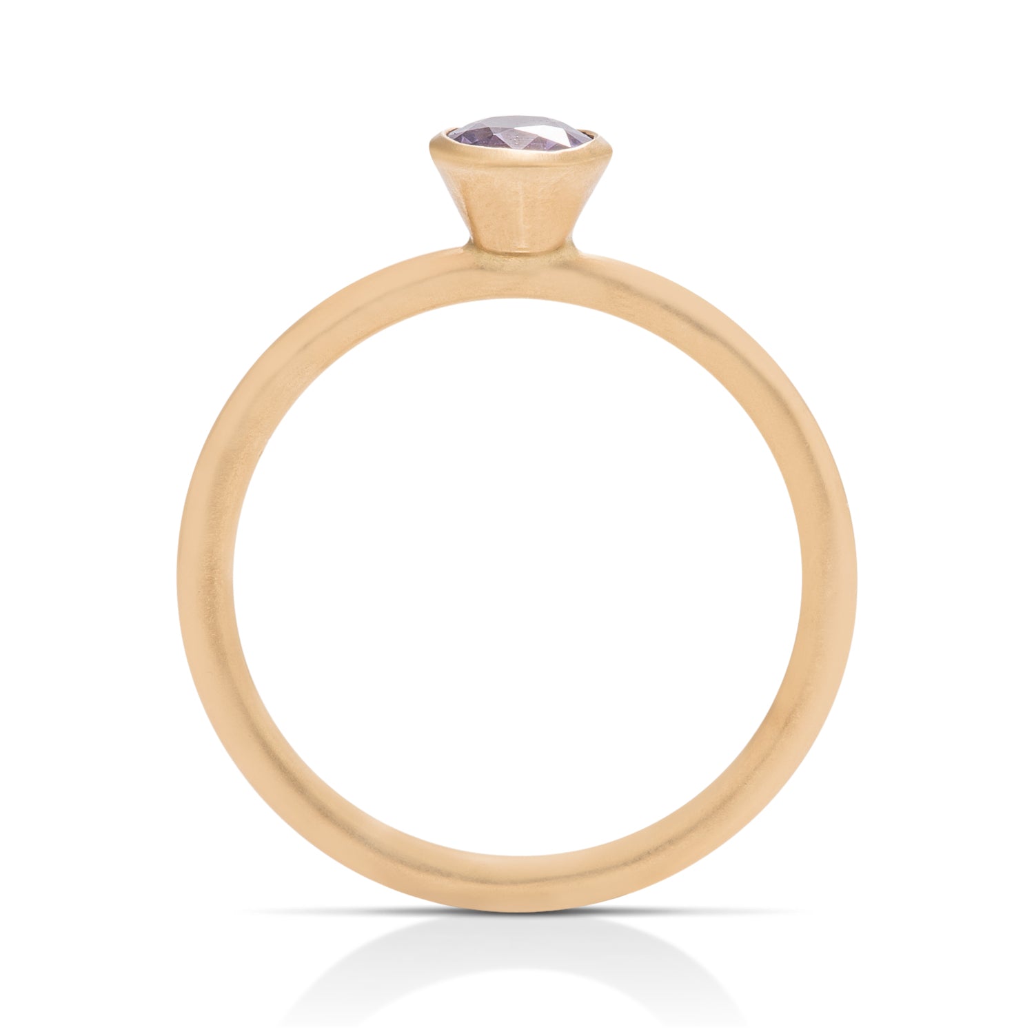 Purple Oval Sapphire Yumdrop Ring - Charles Koll Jewellers