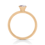 Purple Oval Sapphire Yumdrop Ring - Charles Koll Jewellers