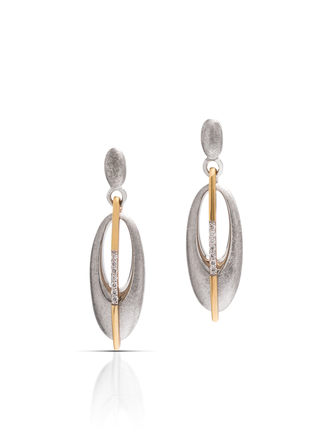 Breuning Two-Tone Earrings - Charles Koll Jewellers
