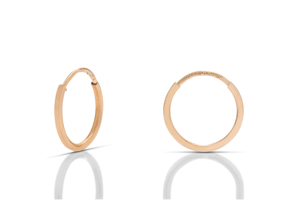 14k Gold Hoop Earrings - Charles Koll Jewellers
