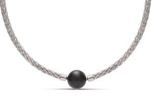 Stainless Steel Twisted Cable Necklace - Charles Koll Jewellers